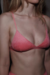 BASERANGE Mississippi bra narrow edge series collection bamboo fiber bamboo cotton soft underwear France BAS-BRMI-VE-AU23-ZUIFEN drunk pink